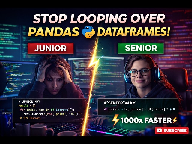 Why Senior Python Devs Never Use Loops 🐍 (Data Science Secrets)
