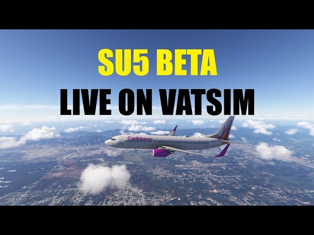Trinidad to St. Maarten LIVE | SU5 Beta Smoothness Test (MSFS 2024)