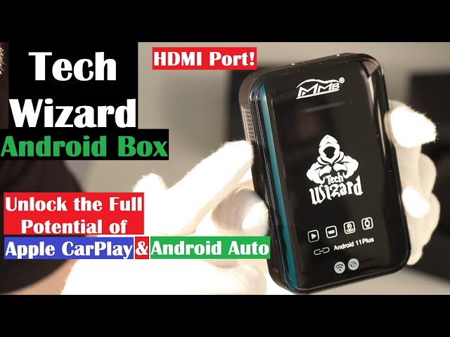 Tech Wizard MMB Android AI Box - HDMI - USB - Wireless Android Auto + Apple CarPlay