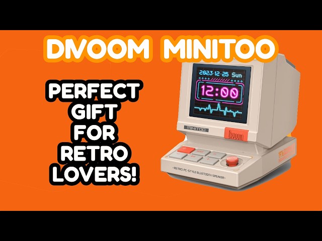 This Tiny Retro PC Is Actually a Bluetooth Speaker! | Divoom MiniToo Review