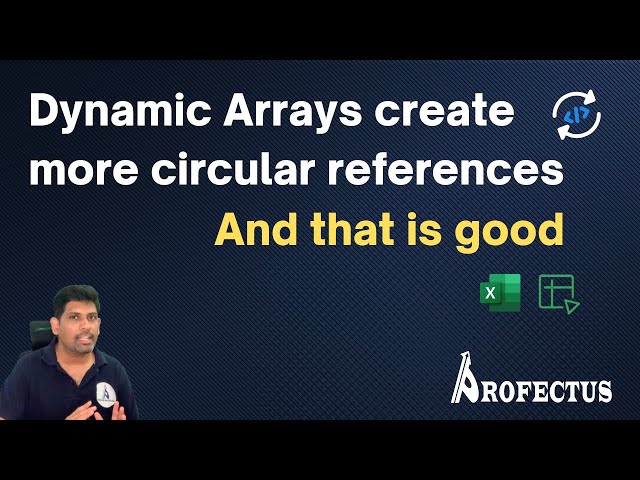 Circular reference in dynamic arrays