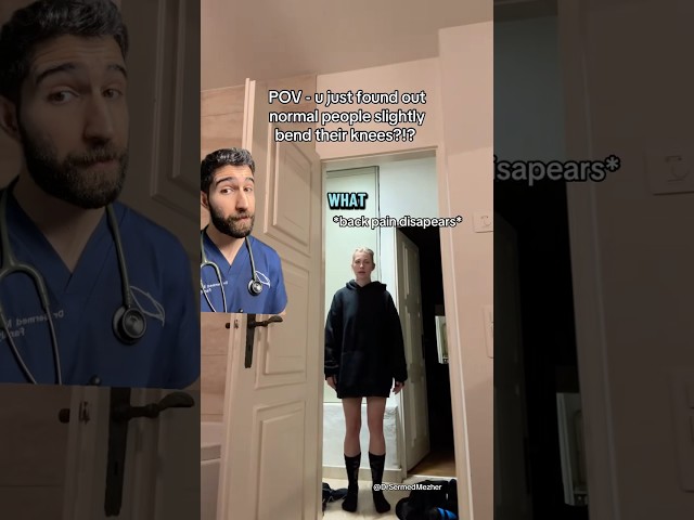 Doctor Explains Walking With Bent Knees