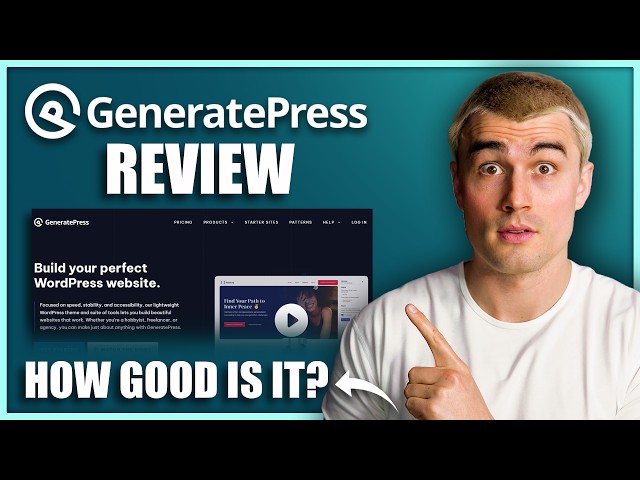 GeneratePress Review : The Best Lightweight WordPress Theme for Speed & Customization?