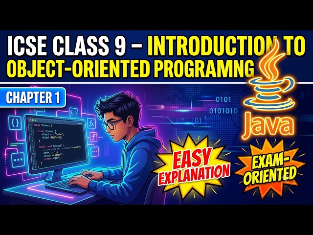 Class 9 Computer Applications | Chapter 1: Introduction to Object-Oriented Programming | #education