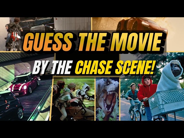Guess the Movie by the Chase Scene | 50 Films Quiz - 10 second Scenes