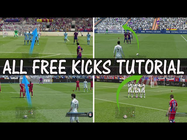 FIFA 15 FREE KICK TUTORIAL / How to score goals everytime / ALL Free Kicks Tutorial / FUT & H2H