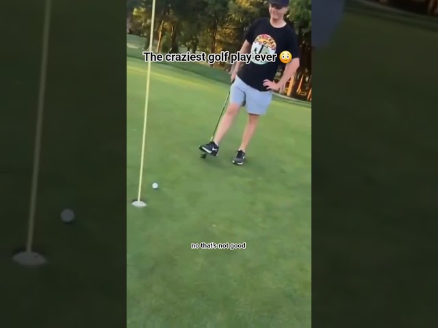 CRAZY 😂😵 #funny #funny #comedy #hilarious #humor #lmao #lol #mo05hy #trickshots #golf #goat #insane
