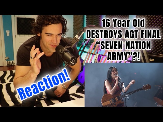 16 Year Old Guitarist DESTROYS “Seven Nation Army” in AGT FINAL | Reaction!