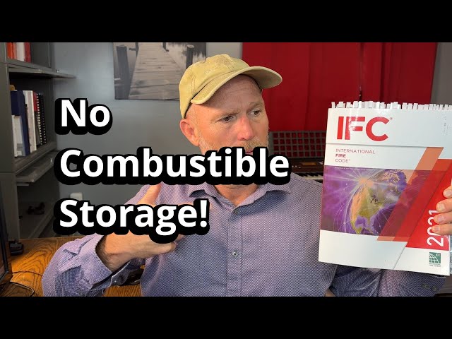 Prohibit storage under stairs and in electrical rooms || What to do about 2021 IFC Section 315