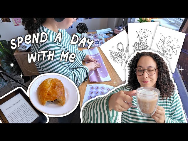 Daily Vlog ✏️ A Full Time Artist's Busy Day