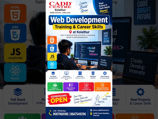 Web Development | HTML, CSS, JavaScript & Full Stack