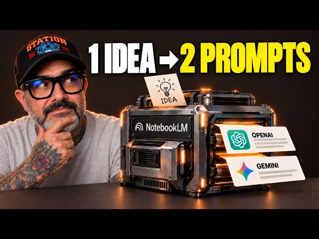 I built a PROMPT ENGINE with NotebookLM (GIFT) | GPT Image 2.5 vs Nano Banana 2