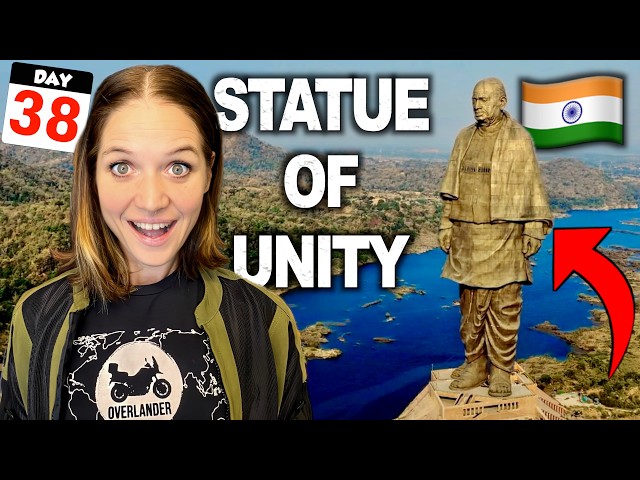 38🇮🇳 We Rode to the World’s TALLEST Statue! 😱 (Statue of Unity, India)