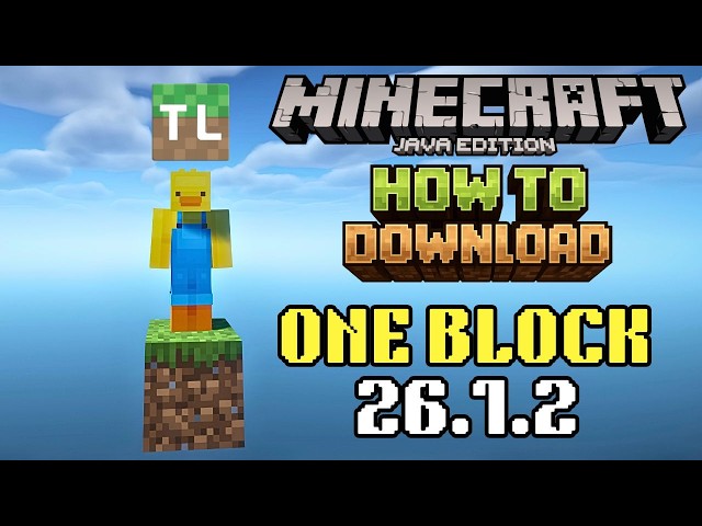 How to Download and Install One Block in Minecraft 26.1.2 (Java)