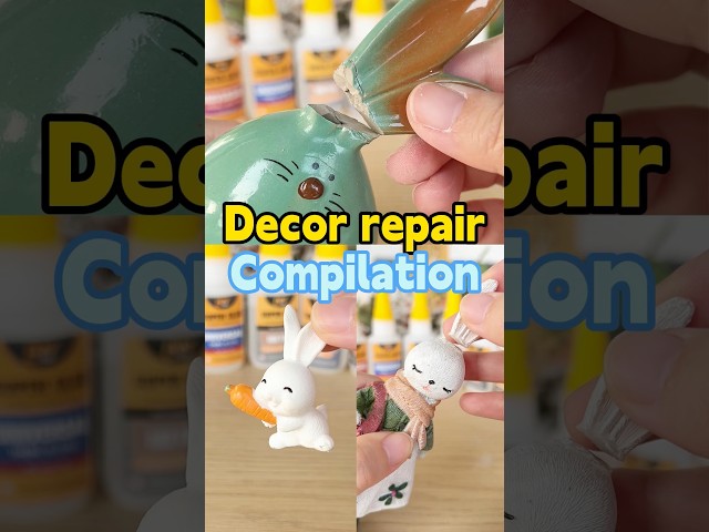 Don’t throw your shattered decor! Multi‑material repair hacks