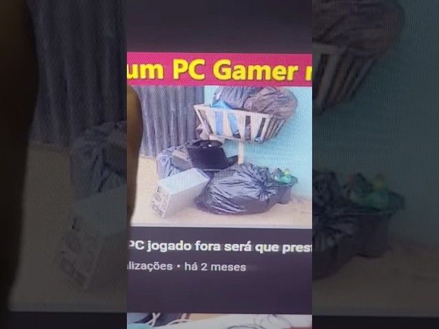 The day I found a PC thrown away