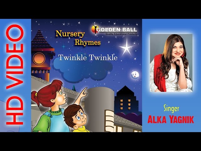 Twinkle Twinkle Little Star I Alka Yagnik Rhymes I Golden Ball Nursery Rhymes In English