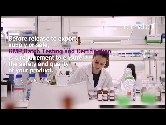 GMP Quality control testing (BATCH Testing) AND BATCH certification for release