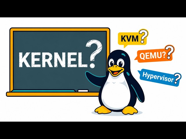Linux Kernel , KVM , QEMU, Hypervisor Explained for Beginners