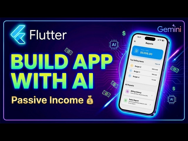 How to Create a Mobile App Using AI & Earn Money 💰 | POS Billing App IOS Android Flutter Gemini CLI