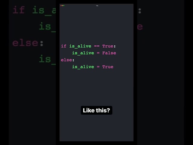 Reformatting code