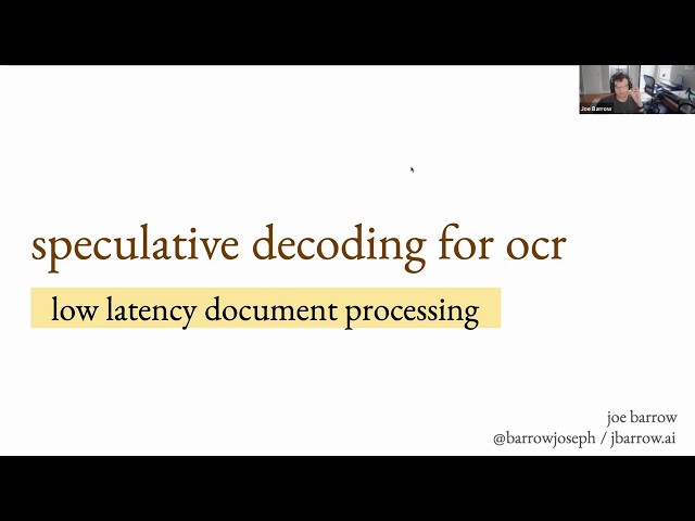 Speculative Decoding for Faster OCR