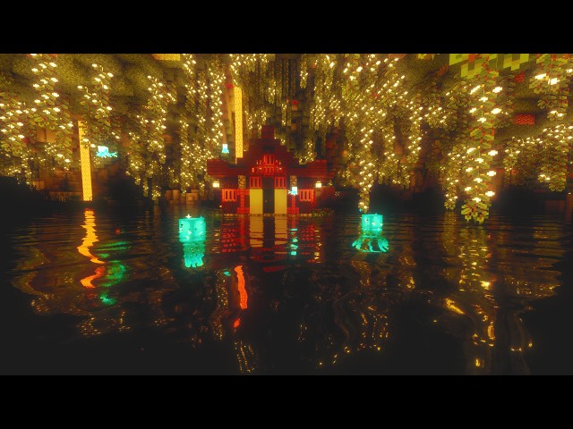 Spend some time here, it's peaceful...(Minecraft Music & Ambience) [4K 60FPS]