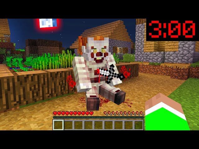 Minecraft PE: WHAT HAPPENED TO PENNYWISE at 3:00AM