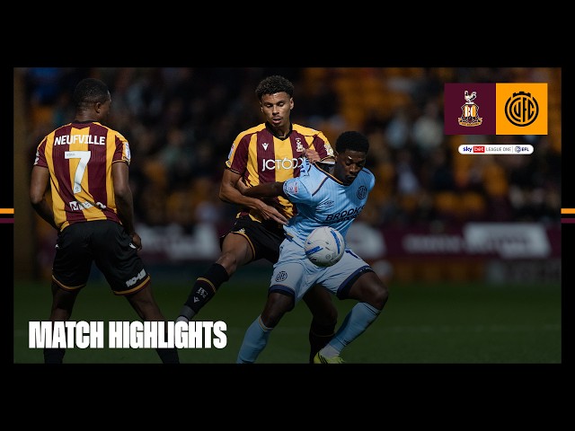 MATCH HIGHLIGHTS: Bradford City v Cambridge United