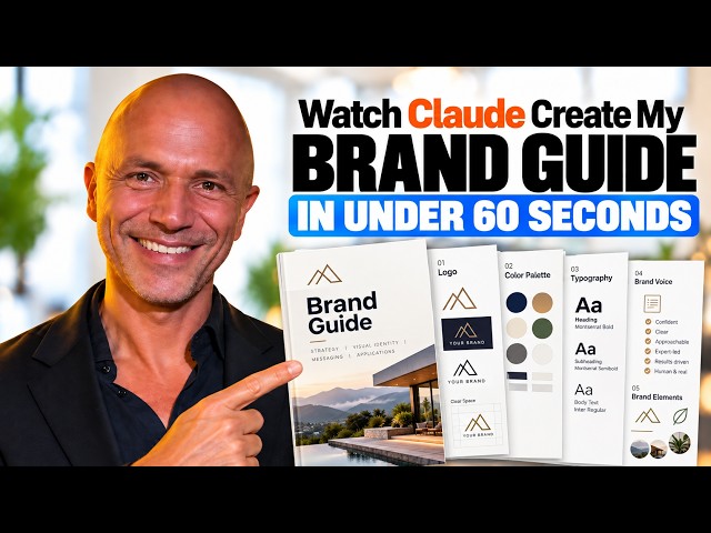 Watch Claude Create My Brand Guide in 60 Seconds