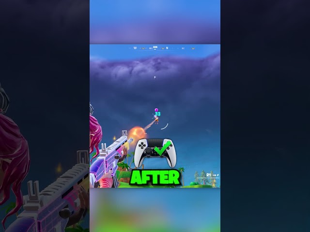 BEST Controller Settings = CRAZY Aim 🎯 BEST Tweak Zone Setting (Fortnite Tutorial) #shorts #fortnite