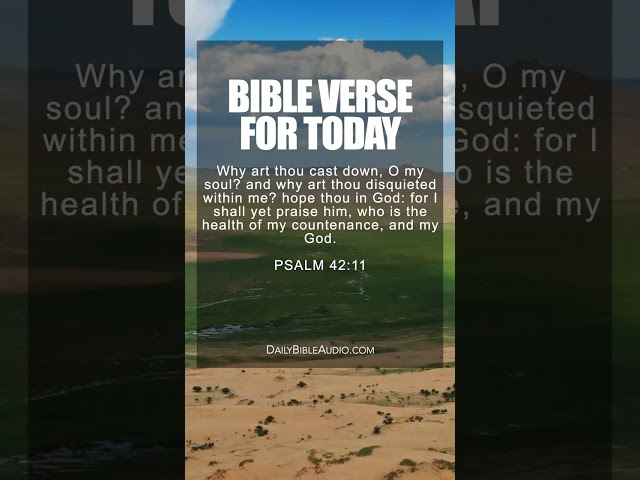Psalm 42:11 | Comforting Bible Verse For Today