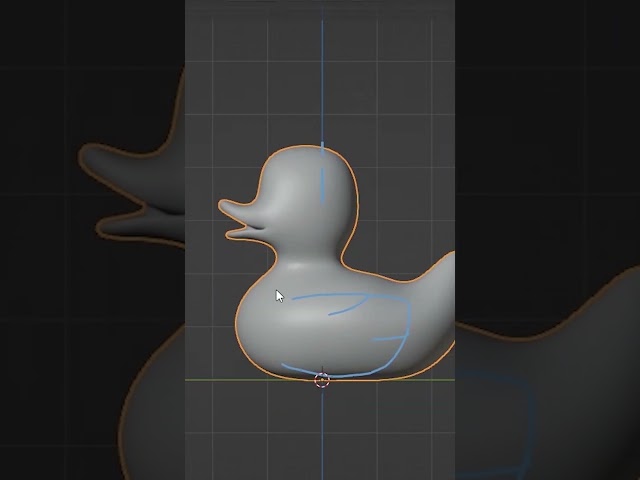 How to model a RUBBER DUCKLE in Blender 3D