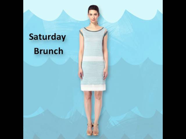 Reversible work and travel dress - Agata