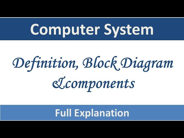 Computer | Computer defination | Computer  components | computer kya hai | block diagram | ipo model