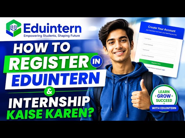 How to Register for an Internship | Eduintern