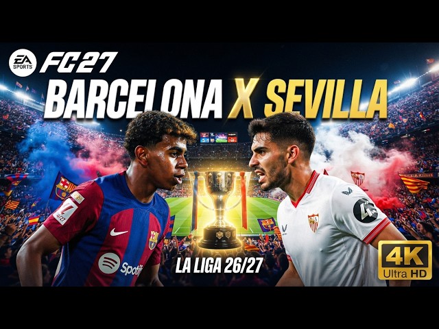 FC 27 - Barcelona vs. Sevilla - La Liga 26/27 Full Match | [Xbox Series S™] [4K30]