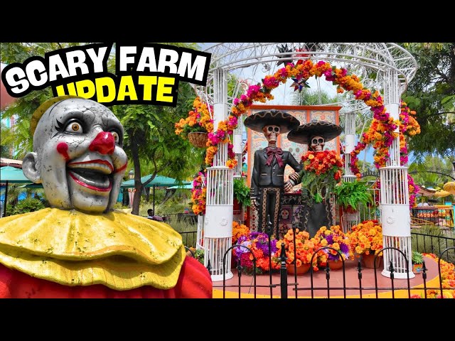 Very Hot and Humid Day 🥵! Scary Farm & Spooky Farm 2026 Decor Arriving at Knott's Berry Farm!