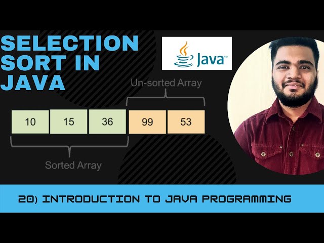 Selection Sort | Introduction to Java Programming