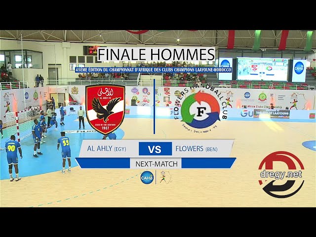 الاهلي و فلاورز البنيني فى نهائي كاس افريقيا لكرة اليد www.dregy.net