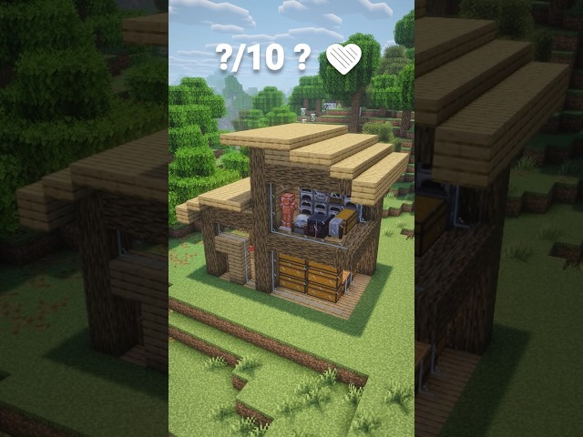 This is the Modern Starter Base you need for the beginning of the game 👀🏠  #minecraft #tutorial