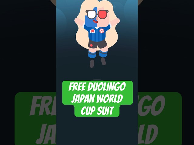 how I got the Duolingo Japan suit FREE #duolingo 🇯🇵