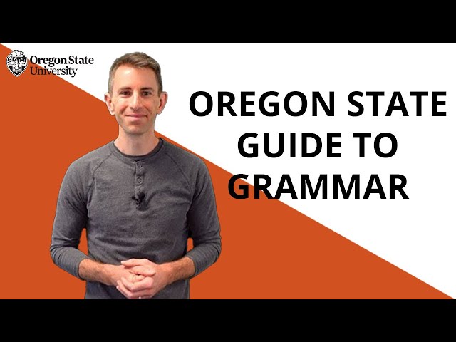 An Introduction to The Oregon State Guide to Grammar