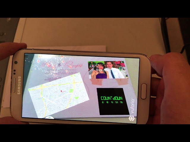 Our Creative Augmented Reality Wedding invitation Card Idea on Unity - Demo
