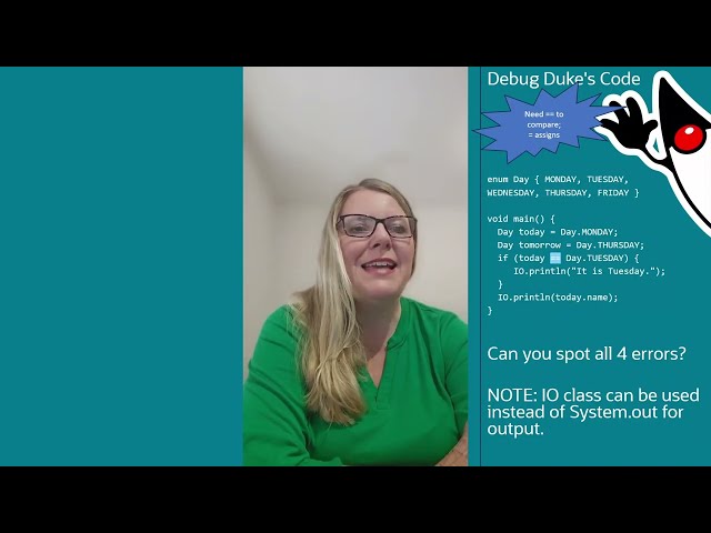 Duke's Debugging Challenge: Enum Solution