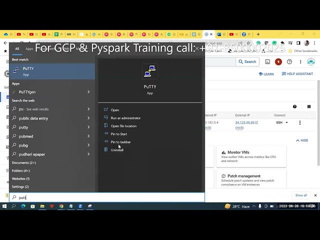 How to create gcp VM instance | Connect using putty |  create a website using Google cloud Instance