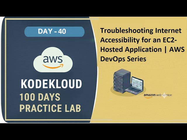 Day 40: Troubleshooting Internet Accessibility for an EC2-Hosted Application | AWS DevOps Series