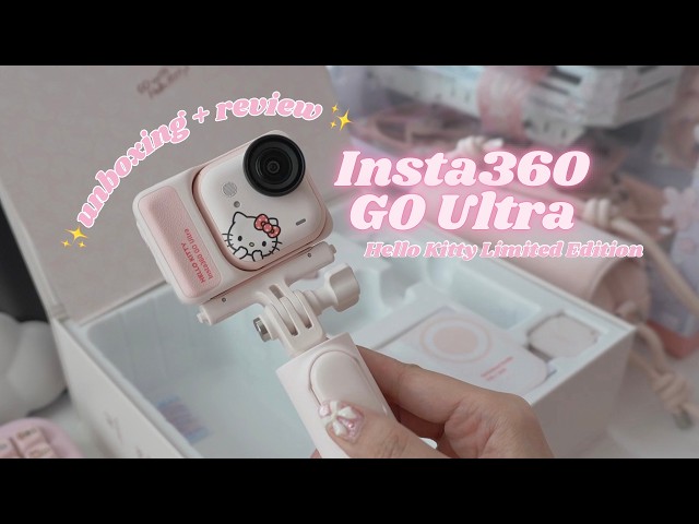 Cutest Camera Ever? 🎀 Insta360 GO Ultra Hello Kitty Edition unboxing