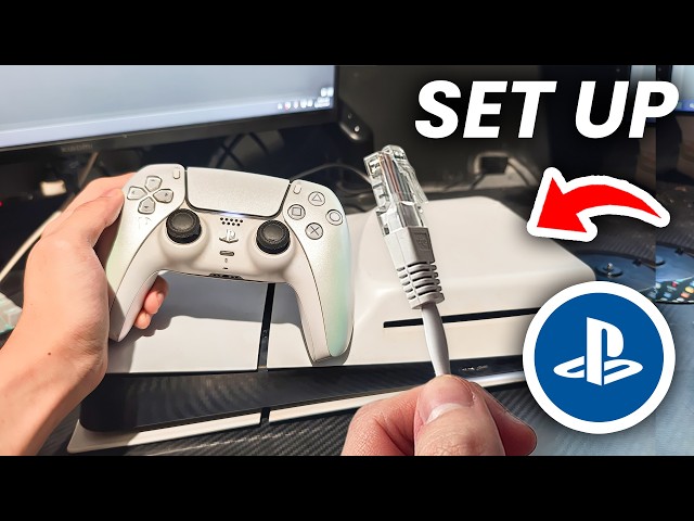 How To Connect/Setup Ethernet LAN Cable To PS5 - Tutorial