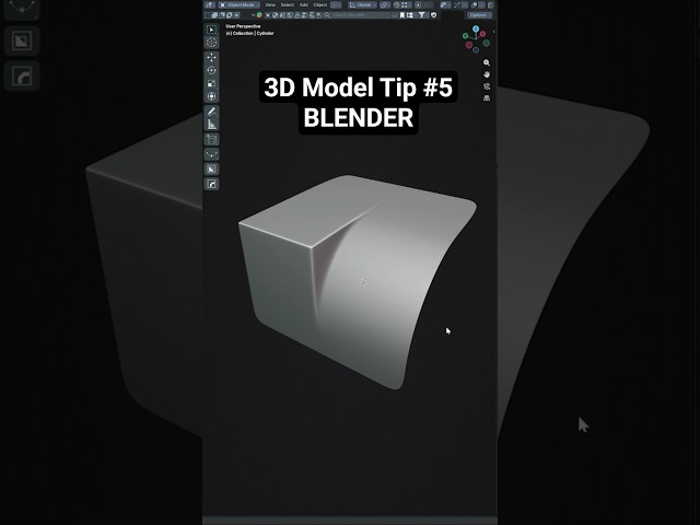 3D Modelling Tip In Blender - Part 5